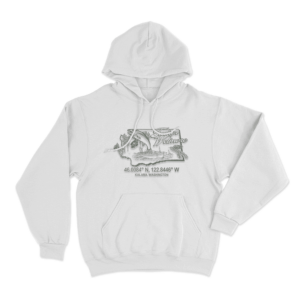 TW Washington State Unisex Hoodie White