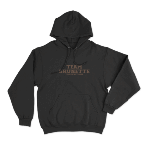 Team Brunette Tucker Wetmore Unisex Hoodie Black